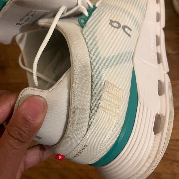 ON RUNNING Mens Cloudnova Void white mint - Picture 6 of 10